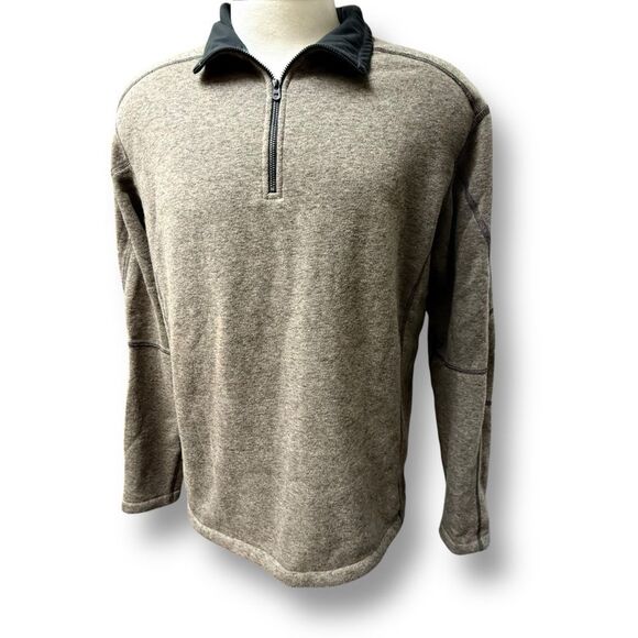 KuhlRevel 1/4 Zip Oatmeal Men's Performance Sweatshirt Activewear Size XL - Picture 6 of 15